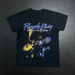 Prince And The Revolution T Shirt Purple Rain Mens S The Prince Estate Official